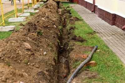 French Drain Cross-section