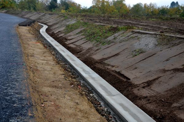 Slope Drainage Installation in Appleton