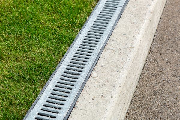 Courtyard Drain Installation in Appleton